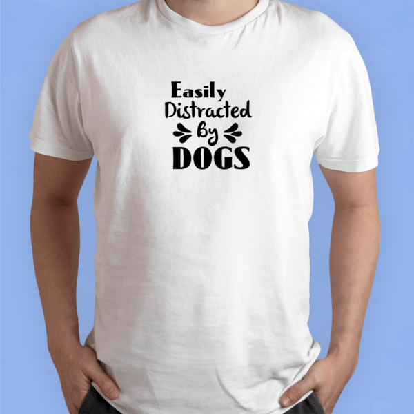 Easily distracted by dogs