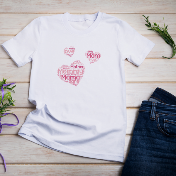 Love Shape Cloud Mothers Day