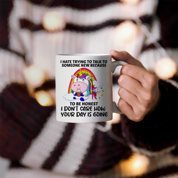 I hate trying to talk