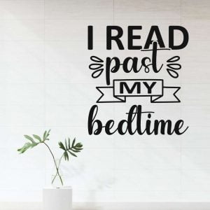 I read past my bedtime