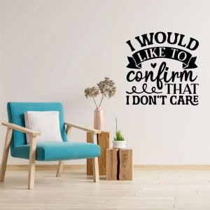 I would like to confirm