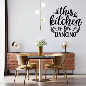 The kichen is for dancing