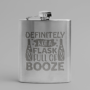 Definitely not a flask full of booze
