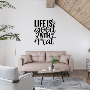 Life is good with a cat