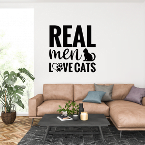 Real men love cats